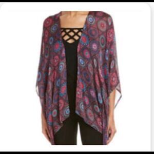 satva Akula kimono ocean depths print NWT, M/L